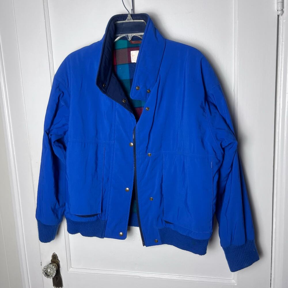 Vintage Pendleton Country Sophisticates Bomber jacket Women Medium Blanket Lined
